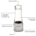 Ver imagem 2 de Kit 2 Moedores de Sal Pimenta Tramontina Inox com Moinho Cerâmica Realce