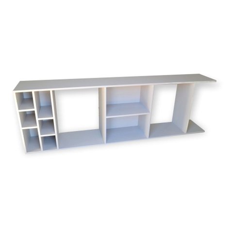 Aparador Mesa para Sofá com Adega Nicho Decoração