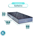Ver imagem 5 de Cama Box Bau + Colchão Solteiro Molas Ensacadas Petrus Paropas + Cabeceira Estofada