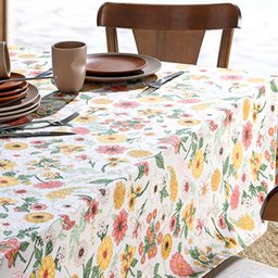 Toalha de Mesa Quadrada 4 Lugares Dohler Clean 140x140 Elane - 3