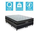 Ver imagem 5 de Cama Box Queen + Colchão Ortobom Elegant Molas Superpocket 68x158x198