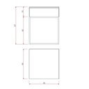 Ver imagem 4 de Mesa Cabeceira Madri 1 Gaveta Laca Base Metal Preto
