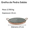 Fondue Pedra Sabão Chapa 27 Cm + Rechaud + 06 Molheiras de 80 Ml - 2