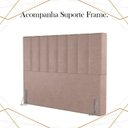 Ver imagem 5 de Cabeceira Casal 138 cm Dubai Veludo Rose Soon