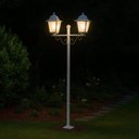 Ver imagem 6 de Kit 6 Postes de Iluminação para Jardim 2,1m Branco Clássico Colonial E27 Soberana Dital