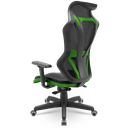 Ver imagem 3 de Cadeira Escritório Presidente Gamer Vizon Dz Plaxmetal Relaxsystem Preta/verde