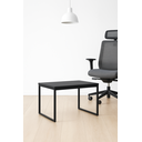 Ver imagem 3 de Mesa de Centro Sala Industrial Retangular Ferro e Madeira Cor Preto