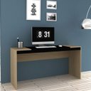 Ver imagem 1 de Escrivaninha Ho-2902 Home Office Hecol Móveis 150cm Avelã E Onix