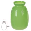 Ver imagem 1 de Vaso Decorativo Vidro 10cm 7d Verde Florarte Flor Arte