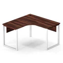 Estação de Trabalho Tubular P25 Pandin 1,55x1,55 M Escarlate e Cinza - 1