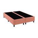 Ver imagem 1 de Base Cama Box Premium Queen Comum Rose