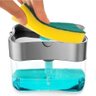 Dispenser Detergente Sabão 2x1 Suporte Porta Bucha Esponja - 1