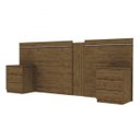 Ver imagem 7 de Quarto de Casal Completo com Guarda-Roupa, Cabeceira e Cama Casal Sevilla Espresso Móveis