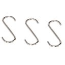 Ver imagem 1 de Kit com 3 ganchos avulsos cromado - Cód 04772