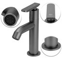 Ver imagem 3 de Kit Torneira Slim Preto/black +engate Flexível+válvula+sifão