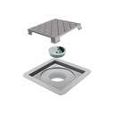 Ver imagem 1 de Ralo Quadrado Novii Oculto 10x10cm - Ralo Linear