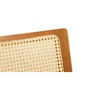 Ver imagem 6 de Cadeira Viena Madeira Maciça Sala de Jantar Assento Estofado e Palhinha:couro Ecológico Durango Kaki