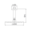 Ver imagem 2 de Chuveiro Lorenzetti 5014 B 16 Quadra Black Tt