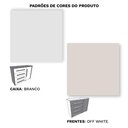 Ver imagem 5 de Cômoda Grande com Sapateira e 4 Gavetas Angra Rimo - Branco/offwhite