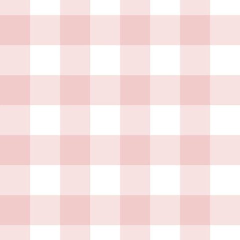 Papel de Parede Doce Estilo Xadrez Rosa 82090