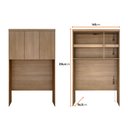 Ver imagem 2 de Módulo Aéreo Casal 1450 MDF Safira com 3 Portas Una Mobíla