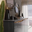 Ver imagem 6 de Buffet Quatro Portas Flow Cinza/Freijó – EJ Móveis