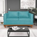 Ver imagem 2 de Kit Sofá 3 Lugares e 2 Poltronas Europa 180 cm Estilo Conforto e Elegância Suede - Doce Sonho
