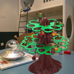 Jogo Pula Macaco Infantil até 4 Jogadores Clássico Brinquedo - 3