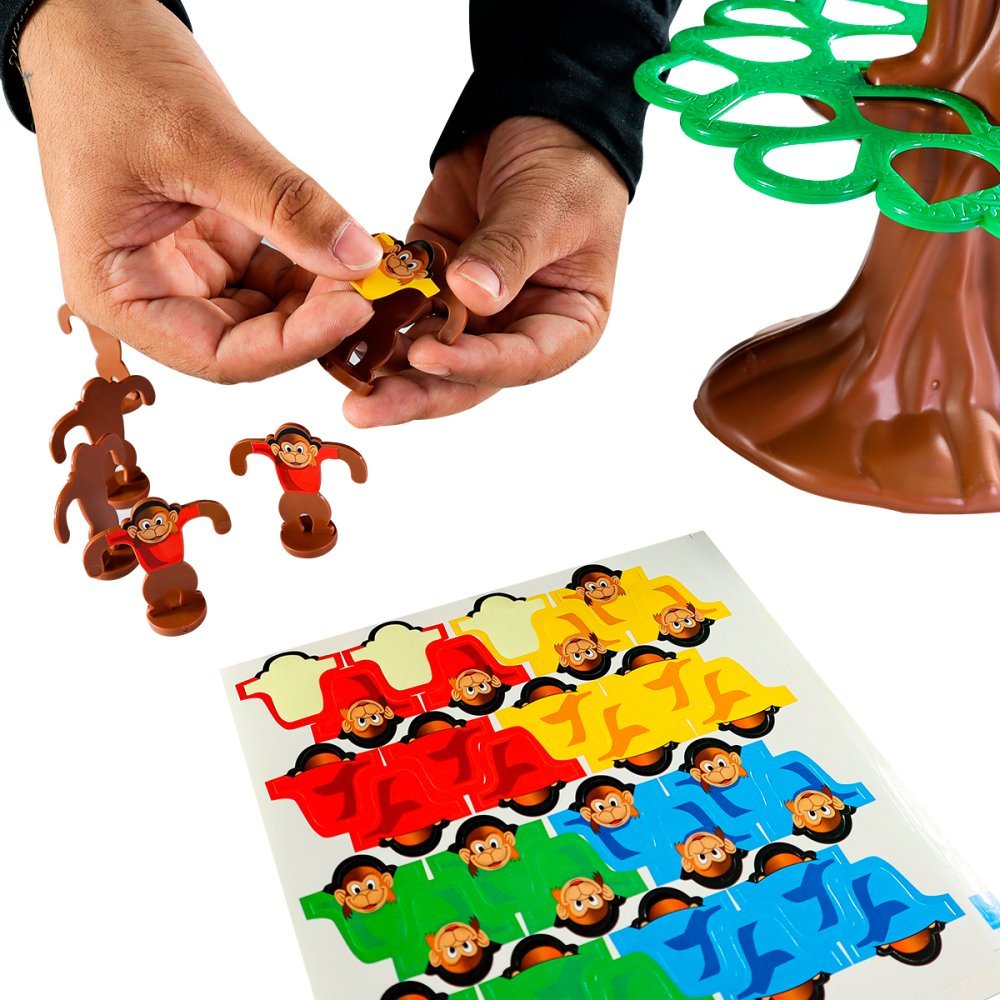 Jogo Pula Macaco Infantil até 4 Jogadores Clássico Brinquedo - 10