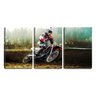 Quadro canvas 45x96 piloto de motocross - 1