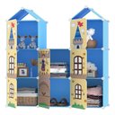 Ver imagem 6 de Guarda Roupa Infantil Castelo Armario Organizador Menino Decorativo Brinquedos Estante