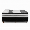 Ver mais imagens de Cama Box King + Colchão Molas Pocket Topazio Turquia 198x200x61cm