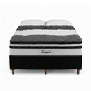 Ver imagem 5 de Cama Box King + Colchão Molas Pocket Topazio Turquia 198x200x61cm