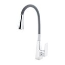 Ver imagem 1 de Torneira Cozinha de Mesa Misturador Silicone Cone Cinza