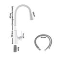 Ver imagem 6 de Torneira Cozinha de Mesa Misturador Silicone Cone Cinza