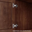 Ver imagem 4 de Cristaleira Madeira Maciça 8 Portas 169 Cm 8963 Cafe Milani Store Cafe
