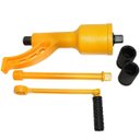 Ver imagem 2 de Desforcímetro Torqueador Manual 780 Kgf Potente com Maleta e 2 Soquetes 32 e 33 Mm Rotta 376 500201
