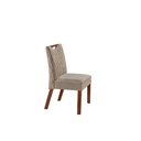 Ver imagem 3 de Conjunto Sala de Jantar 6 Cadeiras Tampo Vidro MDF Atlanta Chanfro Premium Espresso Móveis