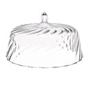 Ver imagem 3 de Conjunto 8 Porta Bolos Transparente com Cúpula 25cm Tortas Doces Padaria Hotel Crippa