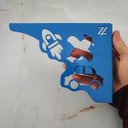 Ver imagem 5 de Mãos Francesas de Força para Prateleira 20cm Menino Carro Foguete Avião Azul Aço