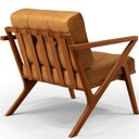 Ver imagem 7 de Poltrona Decorativa Sala de Estar com Cintas de Corano Laís B04 Couríssimo Whisky - Lyam Decor