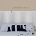 Ver imagem 2 de Perfil de Acabamento 2,5m Linear Painel Ripado Laminado de Eva Cor White Linha Urban