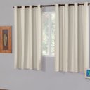 Ver imagem 1 de Cortina Blackout 2,20 X 1,30 Franzida Padrao para Sala Ilhos Corta Luz Cor Palha