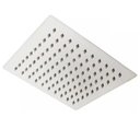 Ver imagem 7 de Ducha Chuveiro Cromado Inox 20x20 Slim Banheiro Suporte Redondo Piscina Banho Area Externa