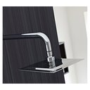 Ver mais imagens de Ducha Chuveiro Cromado Inox 20x20 Slim Banheiro Suporte Redondo Piscina Banho Area Externa