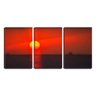 Quadro canvas 45x96 pôr do sol no horizonte - 1