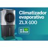 Climatizador de Ar Evaporativo Portátil 210 Watts 100 Litros Zellox - 2