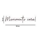 Ver imagem 2 de Adesivo Decorativo Frase Movimento Cura Decoração Pilates Fisioterapeuta Kanto Store Adesivo de Pare