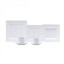 Ver imagem 1 de Aparelho de Jantar Porcelana Quadrado 42 Peças Heart Lyor
