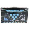 Patins Infantil com Led 4 Rodas In-Line Masculino ou Feminino 36-39 - Azul - 3